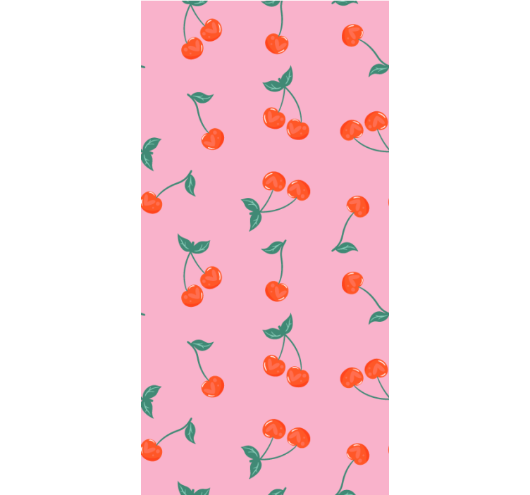 Cherry blossom motif kitchen roller blind - TenStickers