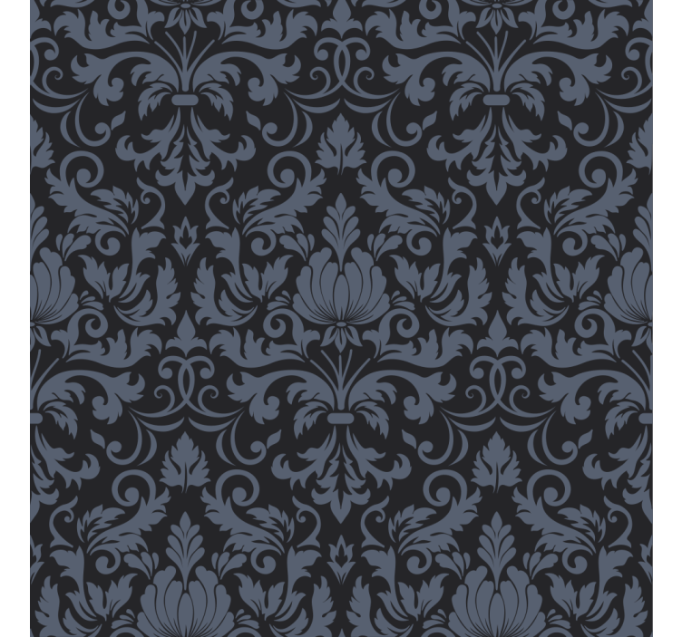 Dark damask ornaments Classic blind - TenStickers