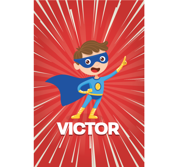 Super kid custom window shade - TenStickers