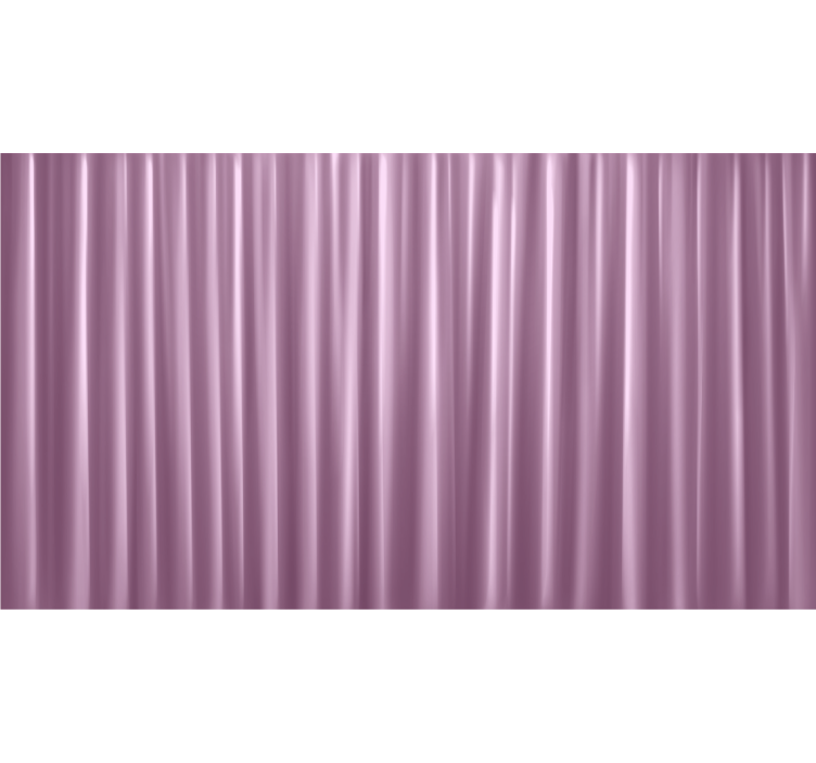 Pink wavy curtains Pink blind - TenStickers