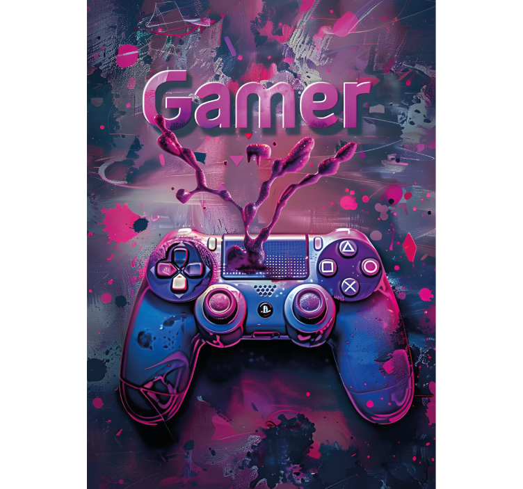 3D effect geek roller blind - TenStickers