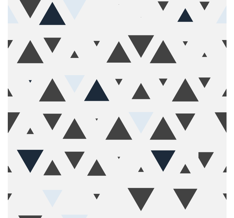 Minimalistic triangle pattern nordic roller blind - TenStickers