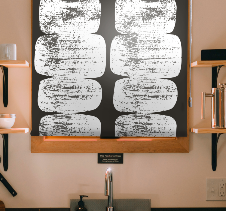 Abstract Brushstrokes texture and pattern roller blind - TenStickers