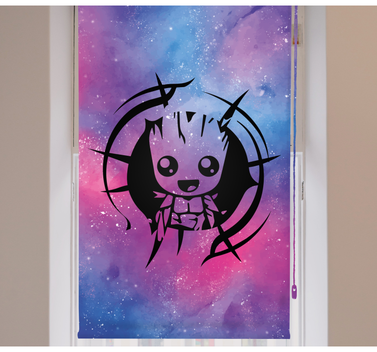 Cartoon Character Design movie roller blind - TenStickers