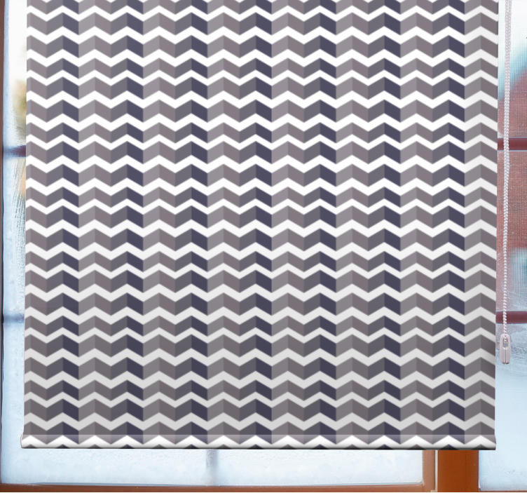 Chevron pattern trend texture and pattern roller blind - TenStickers