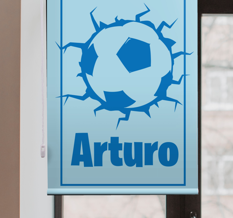 Customized Soccer Design sports roller blind - TenStickers