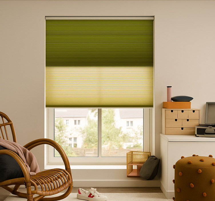 Light and dark grey teenage bedroom roller blind - TenStickers