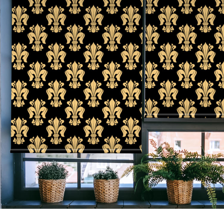Fleur-de-lis Classic blind - TenStickers