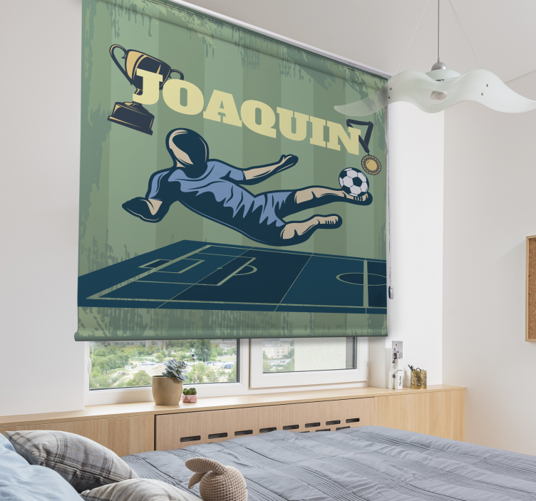 Football with name Blind soccer - TenStickers