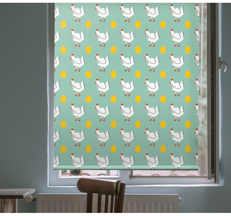 Fowl and Ova animal roller blind - TenStickers
