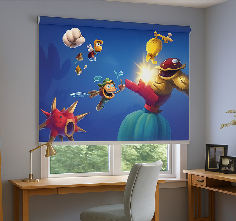 Gaming battle clash geek roller blind - TenStickers