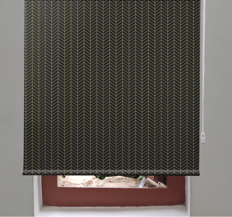 Geometric Leaf Motif texture and pattern roller blind - TenStickers