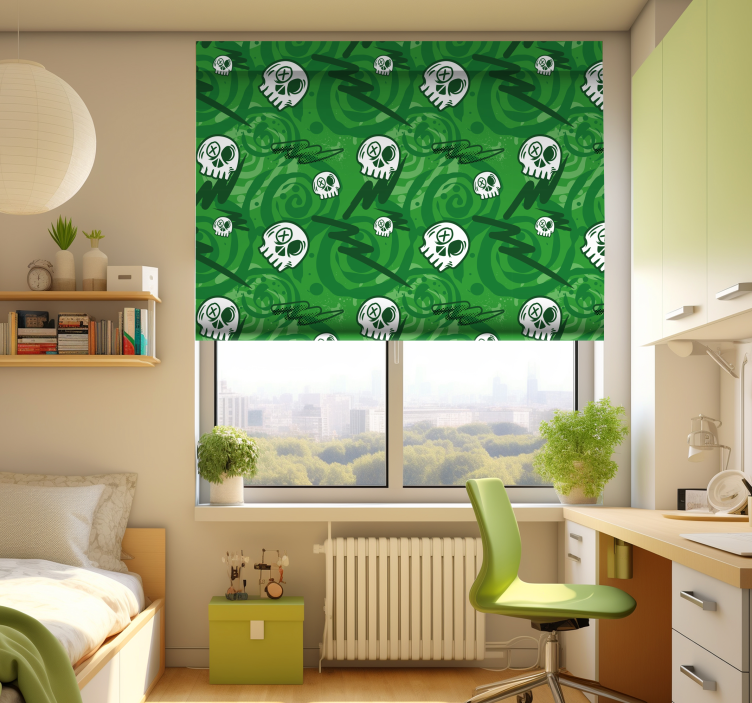 Graffiti skulls Teen blind - TenStickers