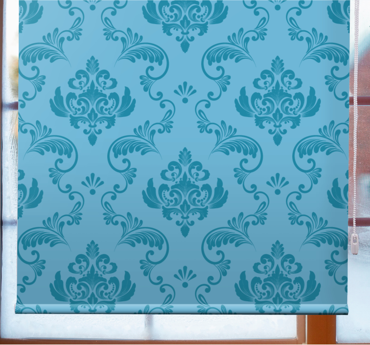 Hollywood-regency turquoise Bedroom blind - TenStickers
