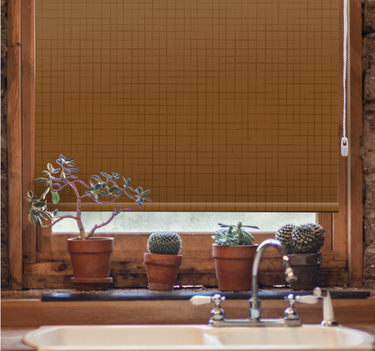 "Japandi style" Texture and pattern blind - TenStickers