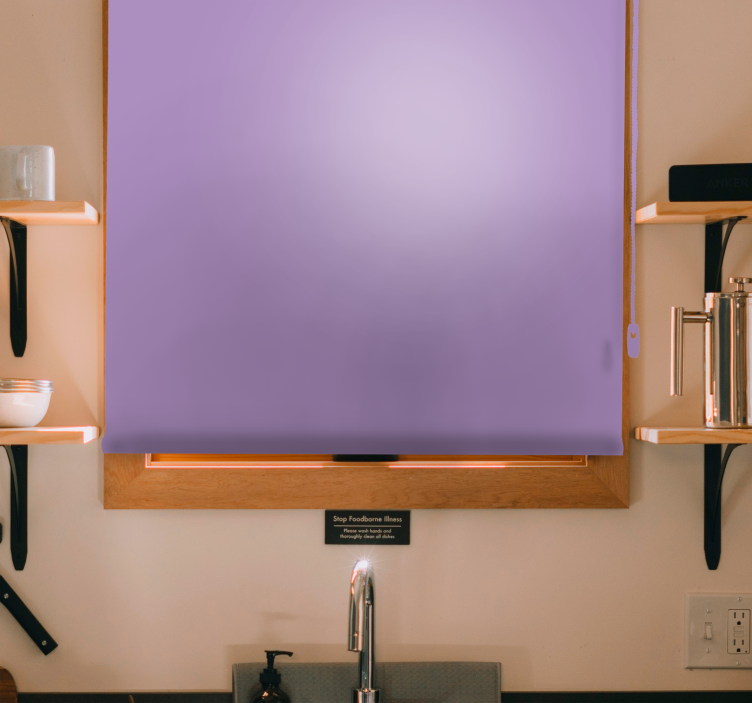 Lilac violet plain color Elegant blind - TenStickers