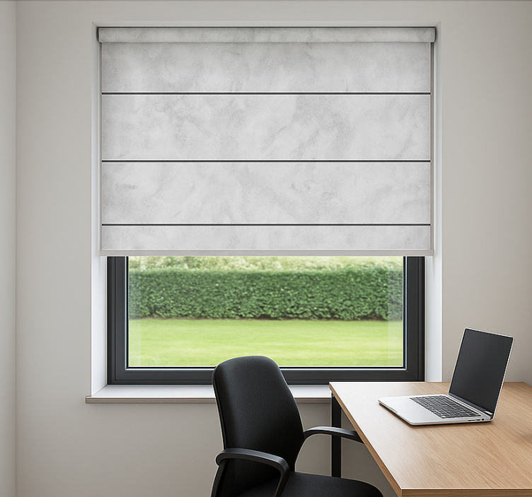 Office roller blind marmle design - TenStickers