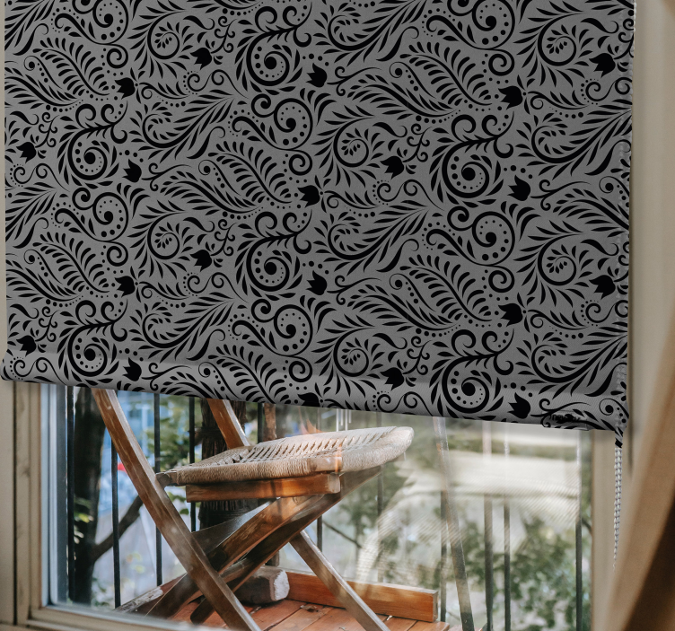 Ornamental Elegant darkblind - TenStickers