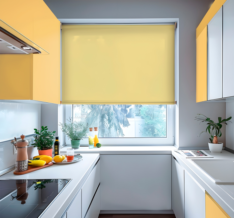 Pastel shades yellow blind - TenStickers