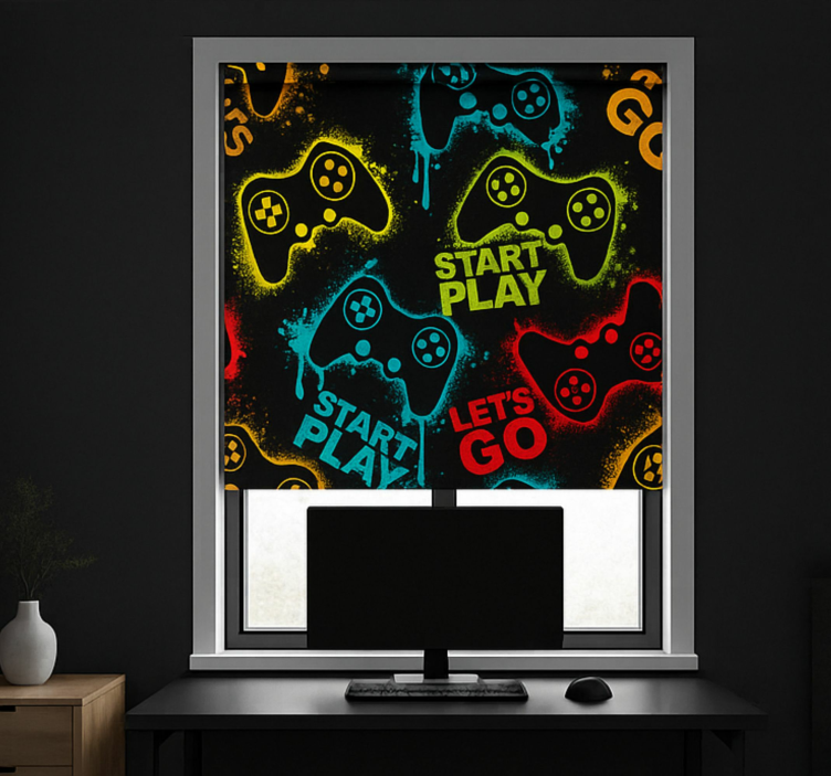 Start play controllers geek roller blind - TenStickers