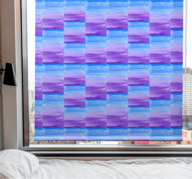 Texture and pattern roller blind layered brushstrokes - TenStickers