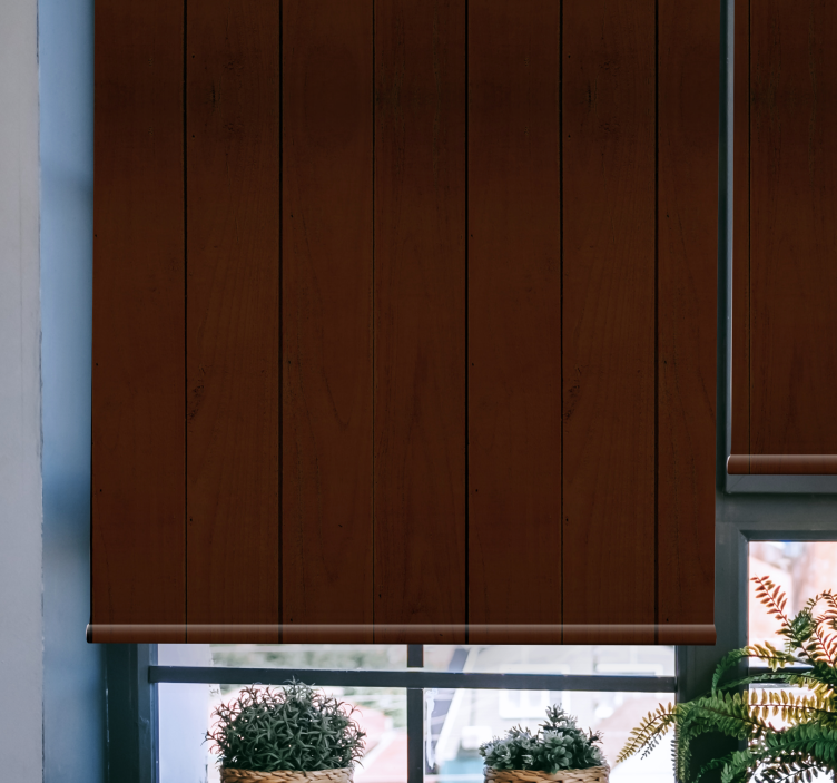 Texture and pattern roller blind wooden plank design - TenStickers