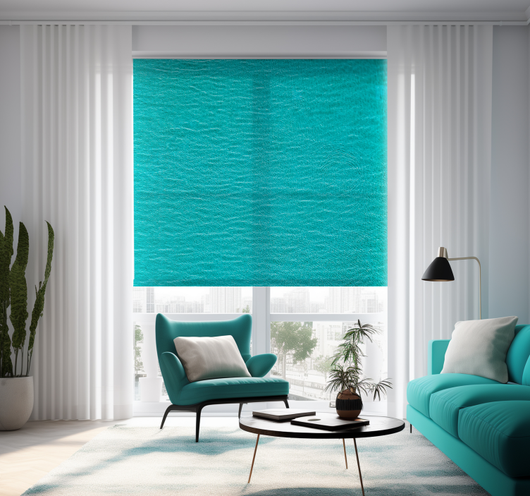 Water texture Turquoise blind - TenStickers