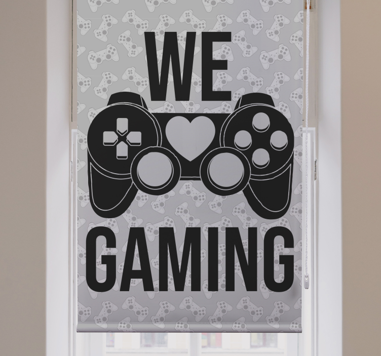 We love gaming Geek blind - TenStickers