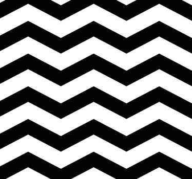 White and black chevron pattern kitchen roller blind - TenStickers