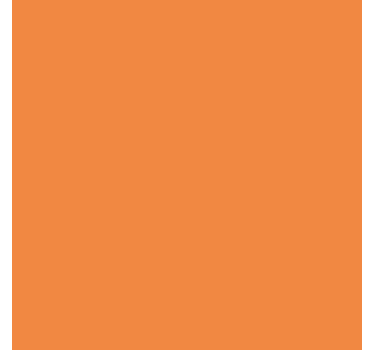 Orange monocolor kitchen roller blind - TenStickers