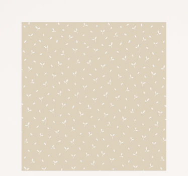 Beige leaves motif children room roller blind - TenStickers