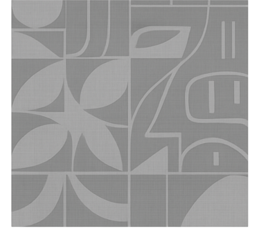 Abstract modern pattern gray roller blind - TenStickers