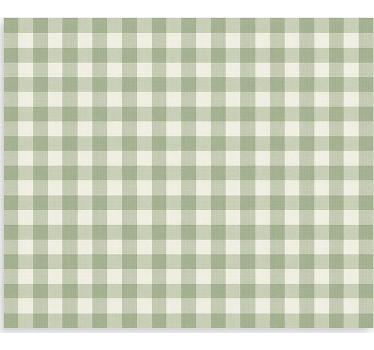 Green cloth pattern kitchen roller blind - TenStickers