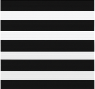 Black and white stripes kitchen roller blind - TenStickers