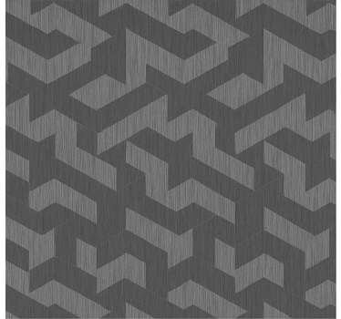 Geometric dark forms teenage bedroom roller blind - TenStickers