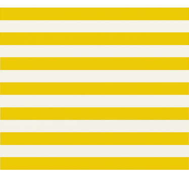 Yellow and white stripes teenage bedroom roller blind - TenStickers