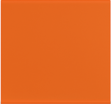 Burnt orange monocolour dining room roller blind - TenStickers