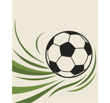 Teenage bedroom roller blind football design - TenStickers