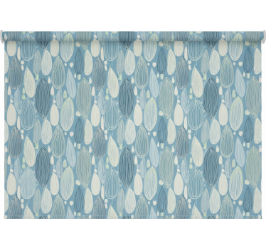 Scandinavian roller blind nordic cascading droplets - TenStickers