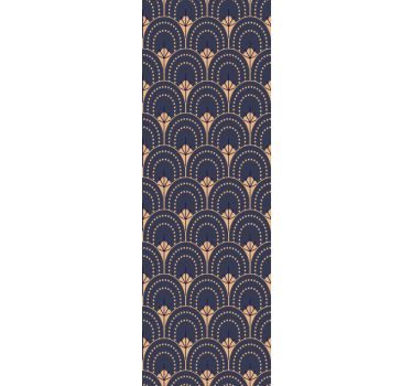 Home office roller blind ornate fan design - TenStickers