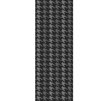Home office roller blind in houndstooth pattern - TenStickers
