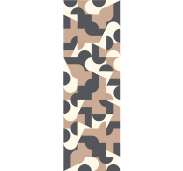 Contrastive colors pattern home office roller blind - TenStickers