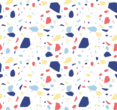 Home office roller blind elegant terrazzo - TenStickers