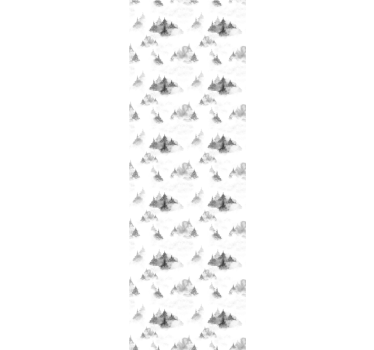 Home office roller blind dark forest silhouette - TenStickers
