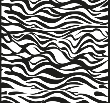 Home office roller blind with zebra stripes pattern - TenStickers