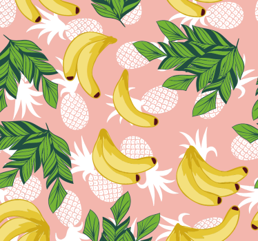 Kitchen roller blind tropical fruit foliage - TenStickers
