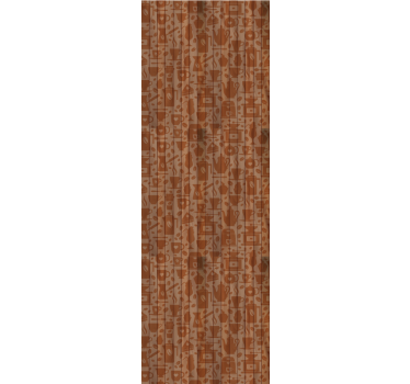 Cafeteria motifs kitchen roller blind - TenStickers