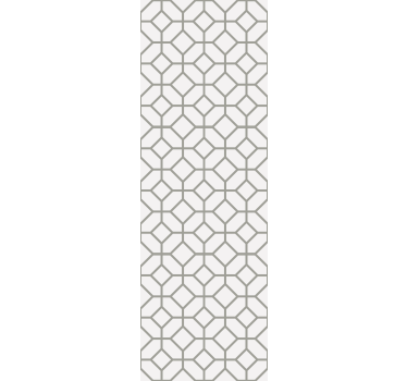 Dining room roller blind in squared hamptons pattern - TenStickers