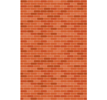 Dining room roller blind with brick pattern texture - TenStickers
