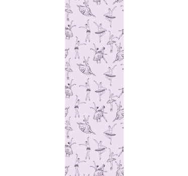 Ballet children room roller blind - TenStickers
